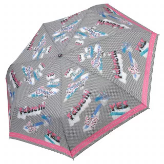 Зонт женский Fabretti, P-20200-5 серый