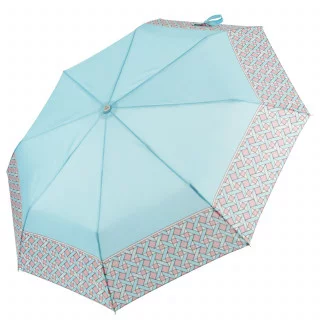 Зонт женский FABRETTI, UFLR0014-9 голубая