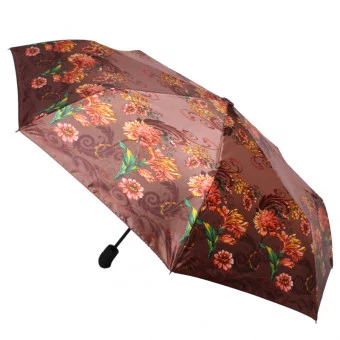 Зонт женский Zemsa, 112195 коричневый