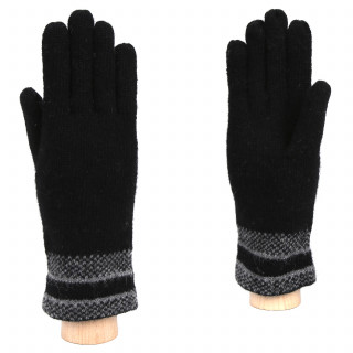 Перчатки женские FABRETTI, JFF9-1 черные (размер 7)
