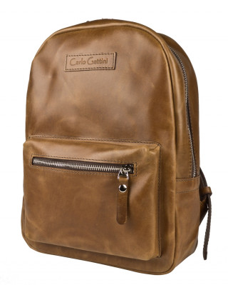 Женский кожаный рюкзак Anzolla, 3040-03 коричневый