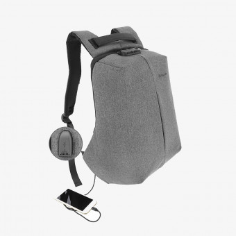Рюкзак Антивор Tellur 15,6" Notebook Backpack Antitheft V2, USB port, gray