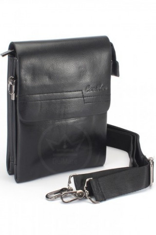 Мужская сумка-планшет из экокожи Cantlor L872S-5 чёрная