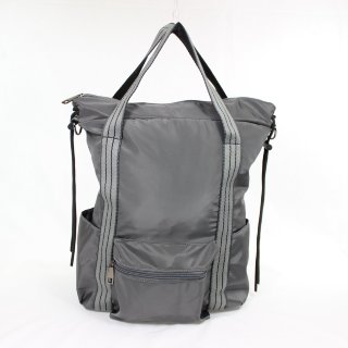 Сумка-рюкзак из текстиля Bobo 1053 - серая